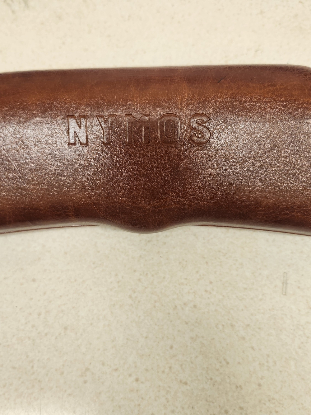 NYMOS Brown Faux Leather Glasses Case